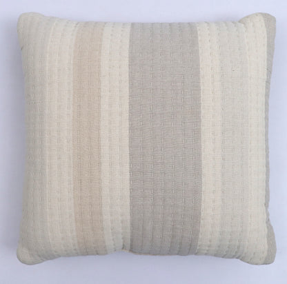 Premium Comfort Filled Cotton Cushion (Striped) (18" x 18")