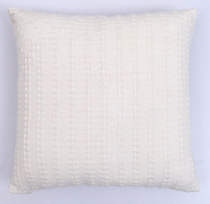 Premium Comfort Filled Cotton Cushion (White) (18" x 18")