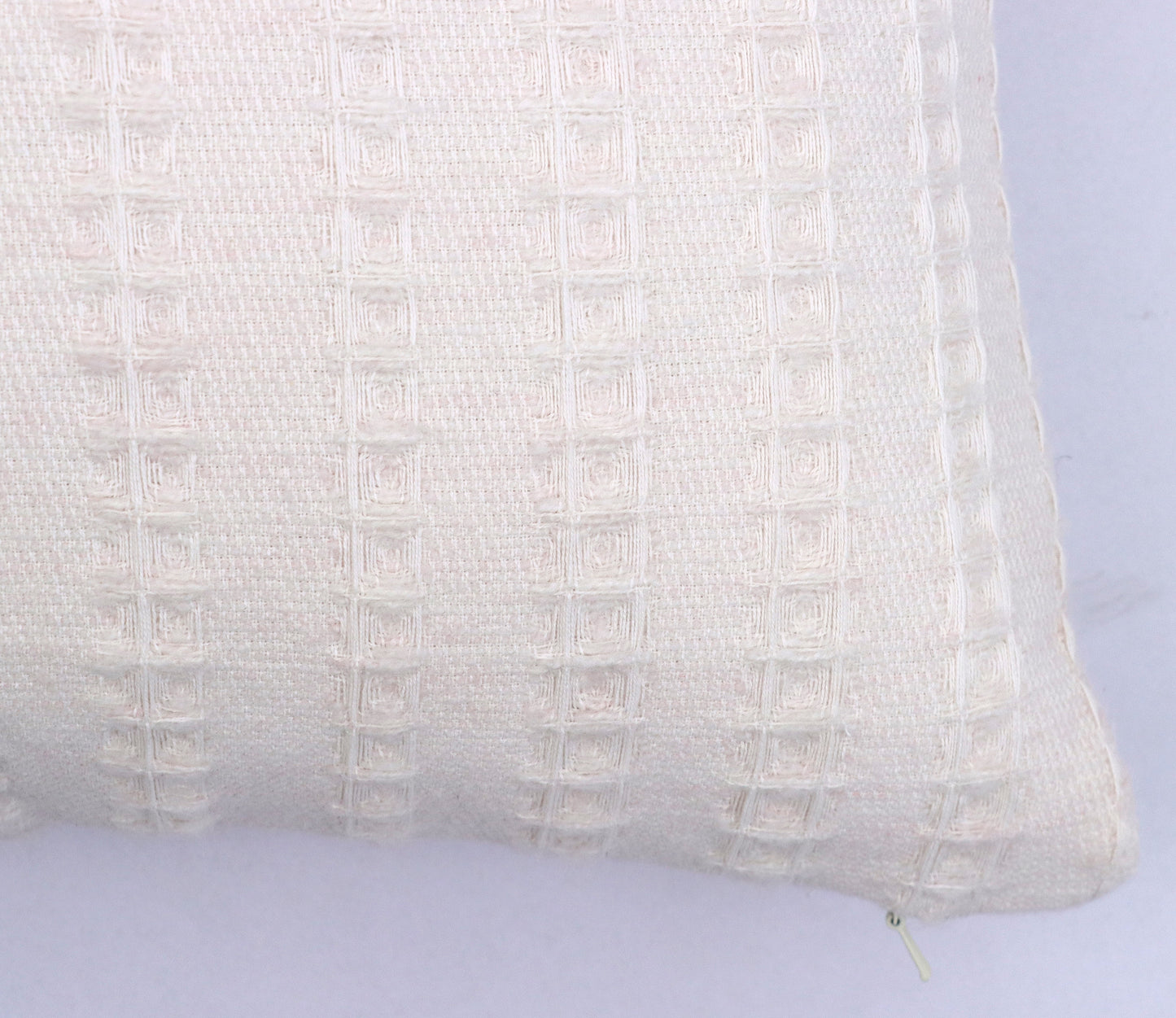 Premium Comfort Filled Cotton Cushion (White) (18" x 18")