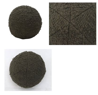 Premium Comfort Boucle Ball Filled Cotton Cushion (Green) (11" x 11")