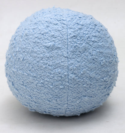 Premium Comfort Boucle Ball Filled Cotton Cushion (Light Blue) (11" x 11")