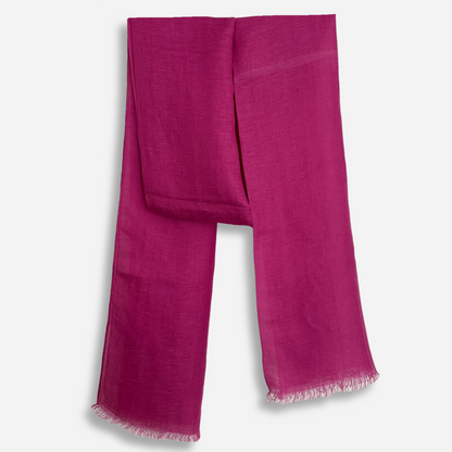 Modal-Linen Scarf (Pink)