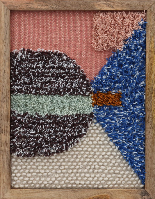 Colour Block (Hand Woven) (16" x 14")