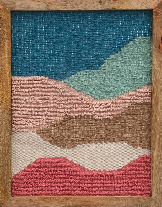 Landscape A (Hand Woven) (16" x 14")